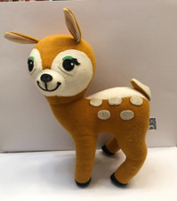 Vintage 1975 Dakin Dream Pets Flecka Fawn Reindeer Doe 8"