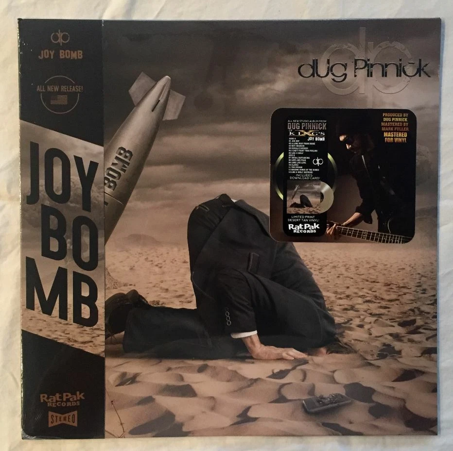 Dug Pinnick - Joy Bomb  Ltd Tan Color Vinyl - Only 300 Made AUTOGRAPHED King's X - Image 3 of 4