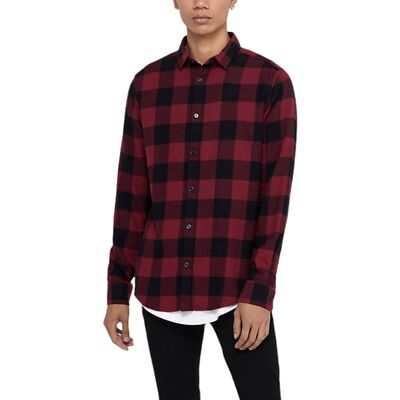 Only and Sons Mens Check Shirts Cotton Long Sleeve Soft Flannel Lumberjack Shirt