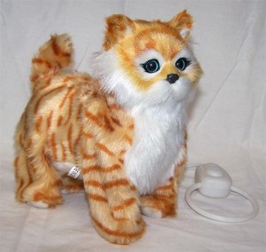 toy cat that walks and meows