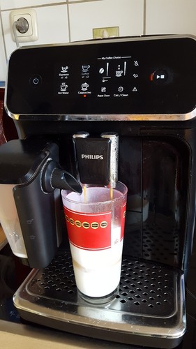 Philips EP2231/40 LatteGo Kaffeevollautomat Schwarz sehr gut neu gewartet - Bild 7 von 21