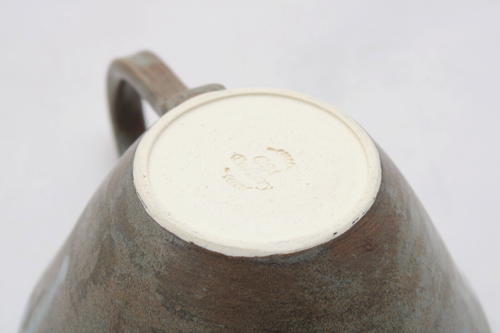 Taza de café/sopa única de cerámica lanzada a mano 24 oz hecha en EE. UU. - Imagen 7 de 7