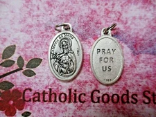 Saint St. Catherine of Siena - Pray for Us - Ox Die-Cast Italian  1 inch Medal 