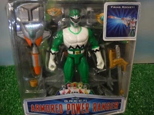 BAN DAI SABAN'S POWER RANGERS LOST GALAXY GREEN ARMORED FIGURE #4312 *NEW*