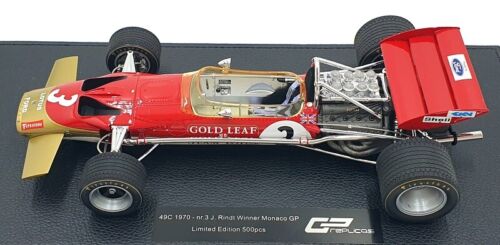 GP Replicas Scala 1/18 Resina GP109B - Lotus 49C 1970 #3 J.Rindt Monaco GP - Foto 3 di 7