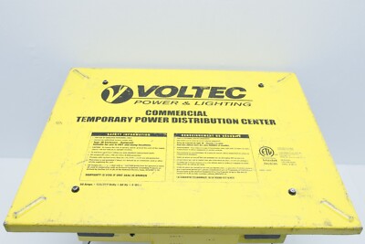 Voltec temporary power distribution spider box t-box-6l 125/250v