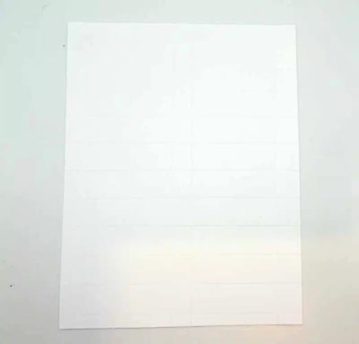 45 RPM Jukebox Blank Record Labels – 5 Sheets of 20 - 100 White Labels