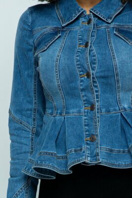Blueleaブルレア　Peplum jacket Kate Middleton's peplum jacket is now at the top of our