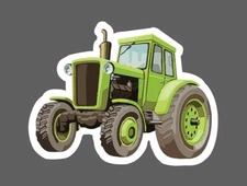 Tractor Sticker Green Farm Country Farming Gift Waterproof NEW