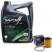 MotoröL Set 0W40 5 Liter + ÖLfilter SH 4035 P FüR Mini Countryman Clubman Cooper
