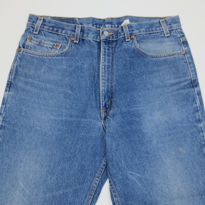 Vintage Levis 517 Mens 38x29 VTG 90s Classic Bootcut Blue Jeans