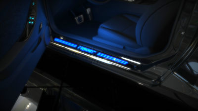 FÜR CHEVROLET CAMARO CABRIO * BELEUCHTETE EDELSTAHL EINSTIEGSLEISTEN MIT GRAVUR