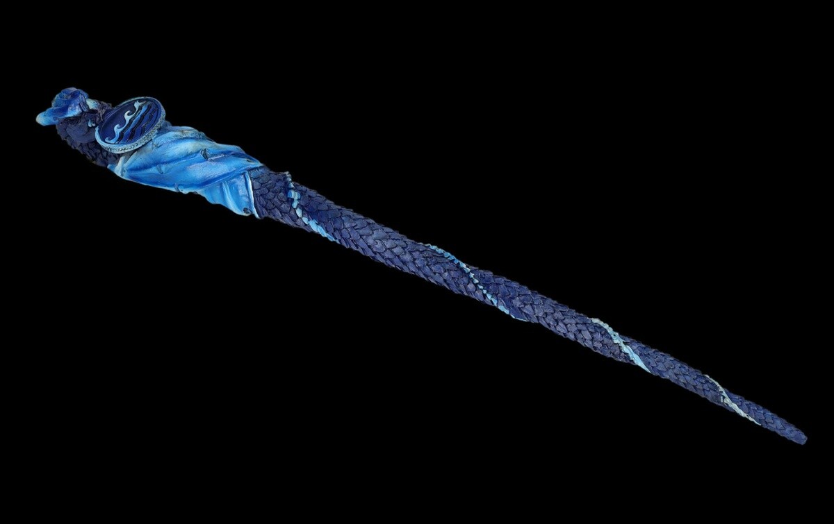 Magic Wand Large - Dragon Element Water - Fantasy Decorations Elemental Dragon