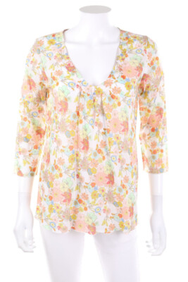 Marc O´Polo ORGANIC Tunic Blouse Flower Print D 36 multicolor