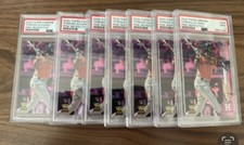 2020 Topps Chrome Pink Refractor RC Yordan Alvarez RC PSA Mint 9 Quantity Of 7