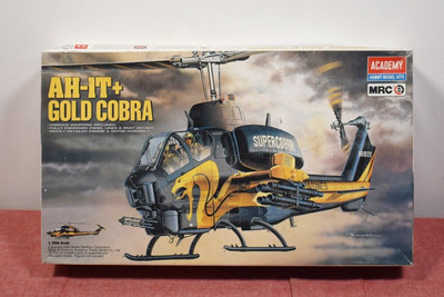 Academy's Hobby Model Kit 1/35th Scale AH-It+ Gold Cobra (Package Wear)