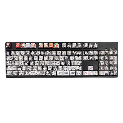PBT 108 key Ahegao Keycap Dye Sublimation OEM Profile Anime