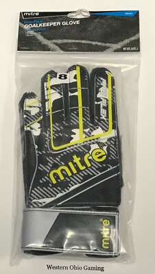 Mitre Pro-Flex Goalkeeper Gloves Adult 8 NEW