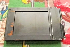 Antique Burke & James 2 1/4 x 3 1/4 photographic film holder plate