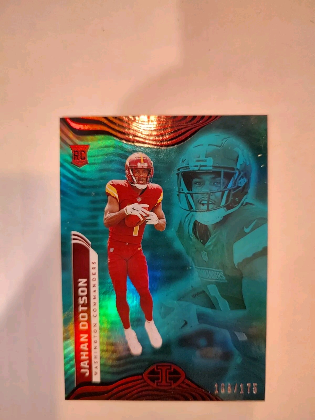 2022 Panini Illusions Aqua Jahan Dotson #99 /175 (JGA)