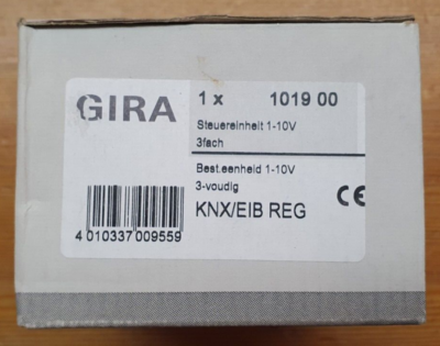 Gira EIB KNX Steuereinheit Schalt-/Dimmaktor 1-10V 3fach 1019 00 101900  online kaufen | eBay.de