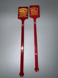 Monterey Bay Fresh Seafood Restaurant   Vintage Swizzle Sticks (2)