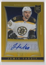 2013-14 Panini Select Rookies Jersey Autographs Prizms Gold Patch Jamie Tardif