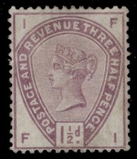 GB QV SG188, 1½d lilac, UNUSED. Cat £125. FI-GI