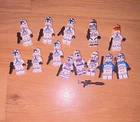 LEGO Star Wars Clone Trooper Minifigure Lot w/ Blasters, The Clone Wars