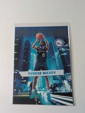 2024-25 NBA HOOPS CITY EDITION GOLD HOLO INSERT TYRESE MAXEY 76ERS #11