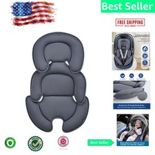 Breathable Head and Body Support Pillow for Infants - Grey Car Seat Insert