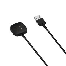 USB Ladekabel F&uuml;r Fitbit Versa 3 / Versa 4 Smart Watch Ladeger&auml;t Kabel 1m