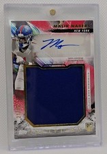 2024 Topps Inception MALIK NABERS Red Rookie Patch Auto RPA 21/75 Player Worn SP