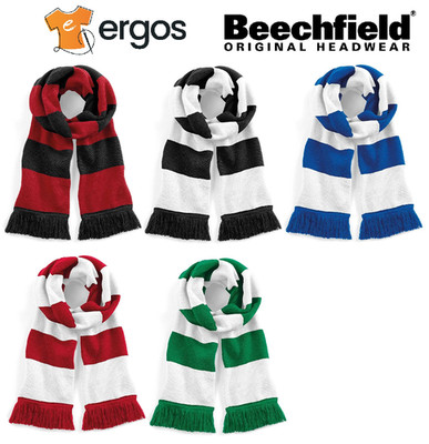 BEECHFIELD Scarf STADIUM SCARF Fabric Ribbed Jersey Stadium Stripes Stripes