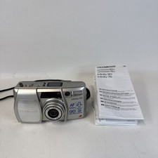 Olympus Infinity 80 AF 35mm Film Camera Tested Flash Works Lens Motor Mint