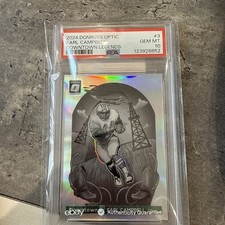 2024 Panini Donruss Optic Downtown Legends Earl Campbell #3 PSA 10 Gem Mint