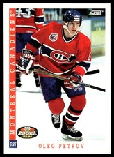 1993-94 Score Oleg Petrov Rookie Montreal Canadiens #459