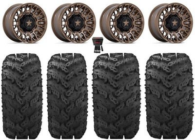MSA Clubber 14'' Wheels Bronze 28'' Reptile Tires Can-Am Renegade Outlander
