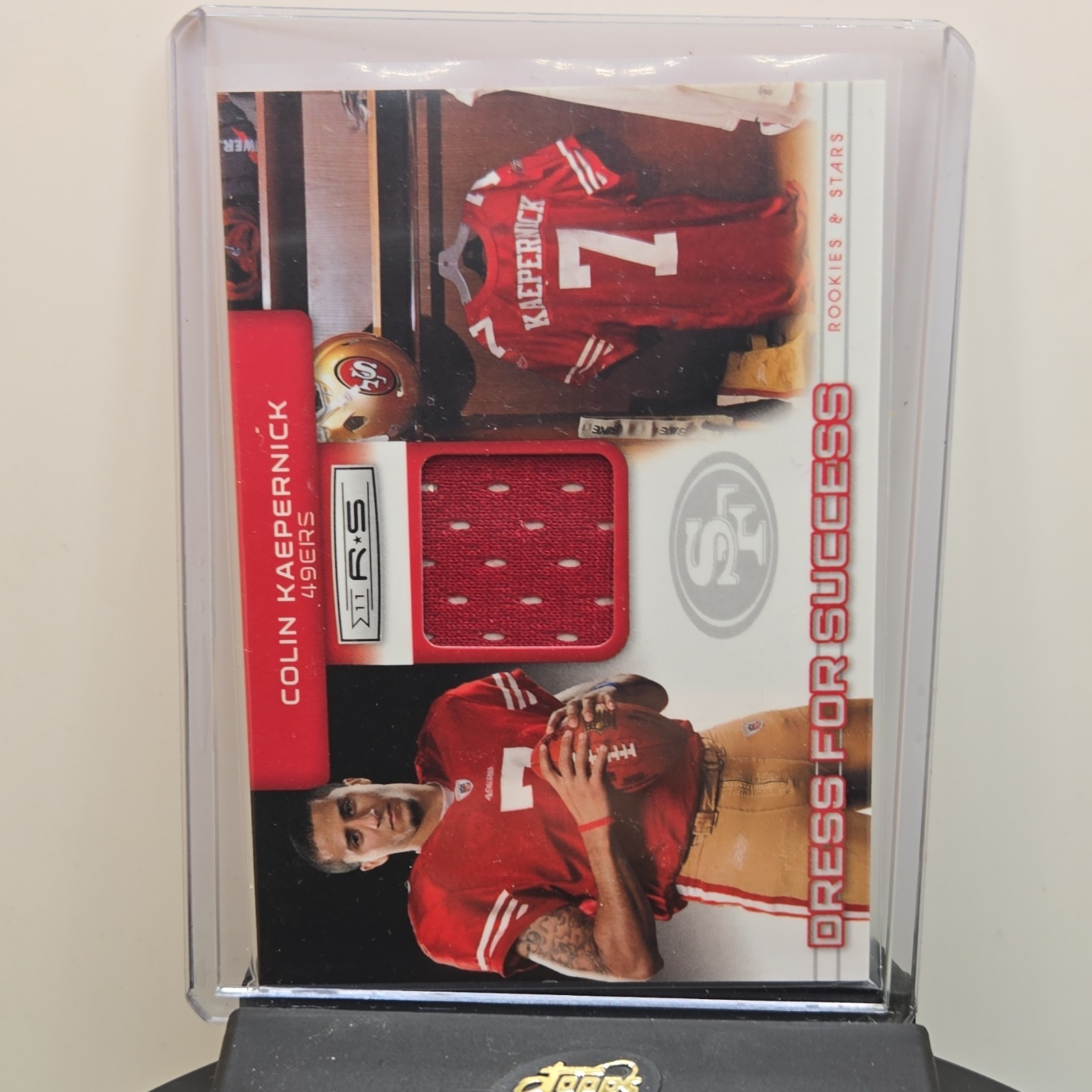Panini 2011 Rookies & Stars Dress for Success Jersey 13/299 Kaepernick 49ers NFL