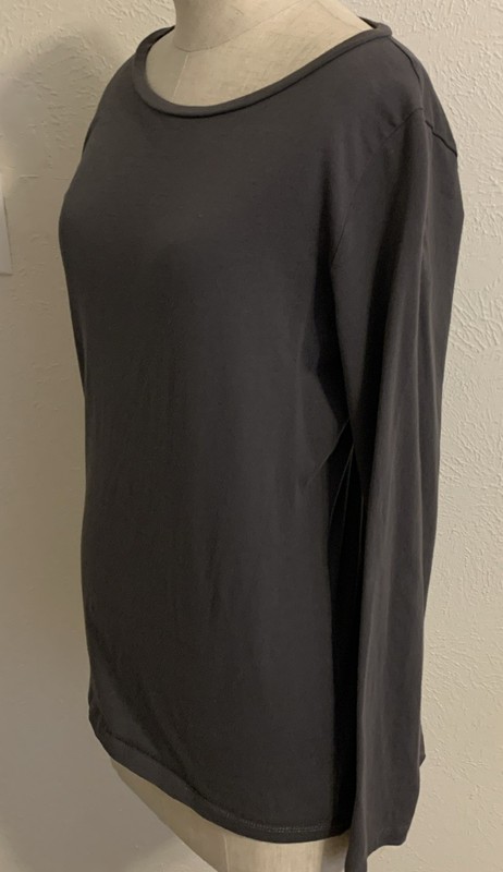Ann Taylor Shirt, Women's Size Small, Grey, Long Sleeve, Round Neck