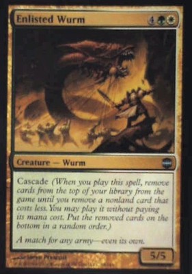 Enlisted Wurm - Alara Reborn: #68, Magic: The Gathering Nm C347
