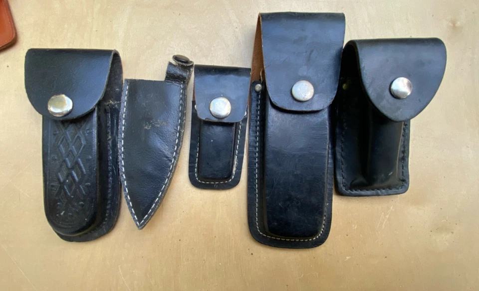 gran lote 23 fundas de cuchillos para diferentes tamaños diferentes tipos de cuchillos Foto 4 de 4