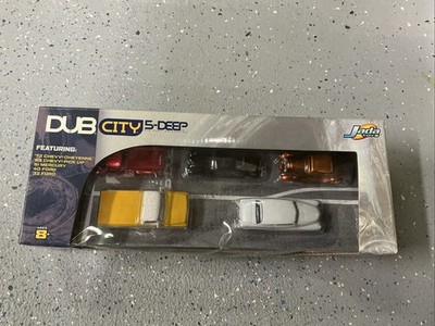 Jada 1:64 Dub City Colorado Custom 5-Deep Set New In Box Yellow sealed Box