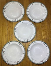 Set of 5 Studio Nova Adirondack Wide Rim Soup Pasta Cereal Bowls 8 1/4"