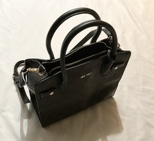 Nine West Women's Bettina Satchel Dual Top Handles Handbag Brown