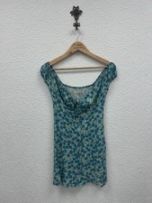 Urban Outfitters Size S UK 8 Top Floral Milkmaid Mini Dress Boho Y2K Festival