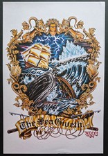Original 2005 Klem Traditional Tattoo Flash LARGE SIZE Print, Poster.