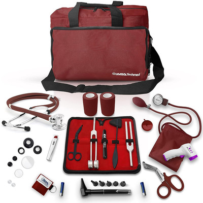 Nurse Essentials for Work Starter Kit, Stethoscope, Blood Pressure Monitor, Otos