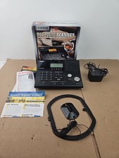 Uniden Bearcat BC340CRS 100 Channel AM/FM Weather Scanner Radio Alarm Clock Read