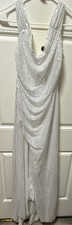 Sleeveless Sequin Mermaid Formal Maxi Dress for Wedding, Prom or Party Large